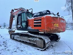 Hitachi ZX300LC-6 crawler excavator with digging bucket