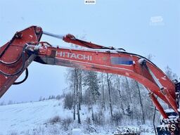 Hitachi ZX300LC-6 crawler excavator with digging bucket