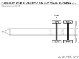 Nooteboom WEB TRAILER!!OPEN BOX!!15280 LOADING CAPACITY!!