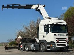 Scania R450 6x2 !!TRACTOR!!!CRANE/GRUE/HMF 50TM!!TOP!E...