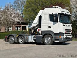 Scania R450 6x2 !!TRACTOR!!!CRANE/GRUE/HMF 50TM!!TOP!E...