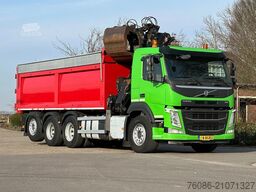 Volvo FM 430 !!8X4 TRIPLE!! EURO6!! Z-KRAAN!!/KIPPER!...