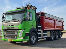 Volvo FM 430 !!8X4 TRIPLE!! EURO6!! Z-KRAAN!!/KIPPER!...