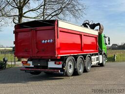 Volvo FM 430 !!8X4 TRIPLE!! EURO6!! Z-KRAAN!!/KIPPER!...