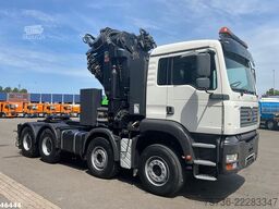 Man TGA 41.363 8x4 Manual Full steel Hiab 80 Tonmet...