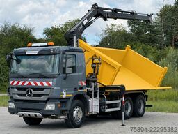 MERCEDES-BENZ ACTROS 2636* KIPPER 4,80 + KRAN/FUNK / 6x4