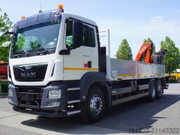 MAN TGS 26.360 Flatbed / Fassi F175 7.7 T /
