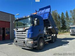 Scania R500 6x2 snow rigged tipper truck w/ plate and und
