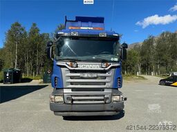Scania R500 6x2 snow rigged tipper truck w/ plate and und