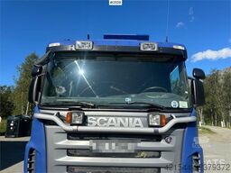 Scania R500 6x2 snow rigged tipper truck w/ plate and und