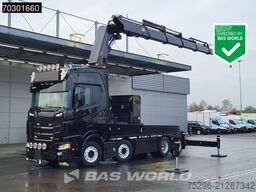 Scania S660 8X2 HMF 9520OK-RCS Crane Kran Fifth wheel ...