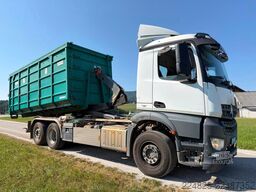 MERCEDES-BENZ AROCS 2742 ABROLLKIPPER+CONTAINER*2015*EURO6*