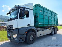 MERCEDES-BENZ AROCS 2742 ABROLLKIPPER+CONTAINER*2015*EURO6*