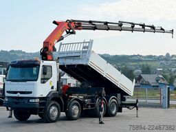 RENAULT KERAX 420 DCI *KIPPER 5,35m + PK 44 002/FUNK*8x4