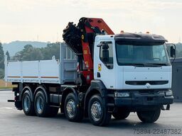 RENAULT KERAX 420 DCI *KIPPER 5,35m + PK 44 002/FUNK*8x4