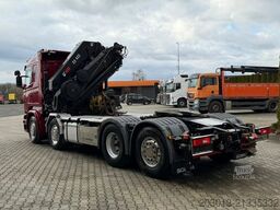 SCANIA R580 LB 8x2*6 HNB SZM mit Kran HIAB XS 422