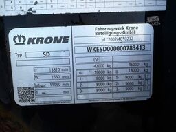 KRONE SD 3 Achse Pritsche