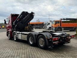 SCANIA R580 LB 8x2*6 HNB SZM mit Kran HIAB XS 422