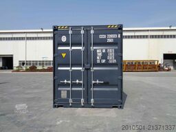 20 Fuß High Cube Seecontainer / RAL 7016 Lagercontainer / Anthrazit / one Way