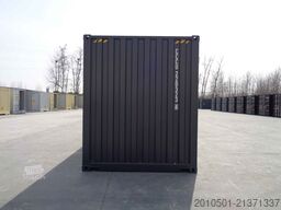 20 Fuß High Cube Seecontainer / RAL 7016 Lagercontainer / Anthrazit / one Way