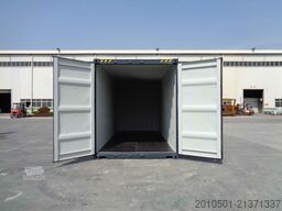 20 Fuß High Cube Seecontainer / RAL 7016 Lagercontainer / Anthrazit / one Way