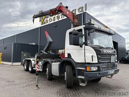 Scania P 410 + FASSI F 165 - 2X EXT. + 8X4 + HAAKARM S...