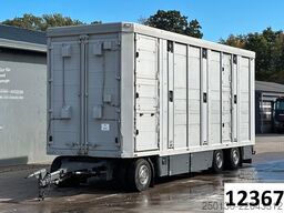 MENKE-JANZEN 2.Stock Viehanhänger * Hubdach* Tränke* 39m²