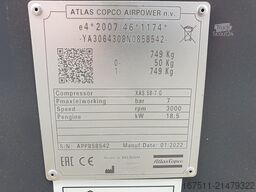 Atlas Copco XAS 58-7 G 6 WHEELS N.B.