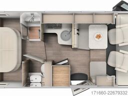 CARADO pro+ I 449 Dachklima, Automatik, TV-Paket