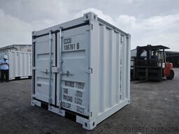6 Fuß Seecontainer / Anthrazit Lichtgrau / Minicontainer /Baucontainer