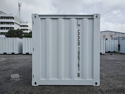 6 Fuß Seecontainer / Anthrazit Lichtgrau / Minicontainer /Baucontainer