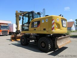 caterpillar M 318 F Schnellwechsler, Reifen neu , 3xSchaufel