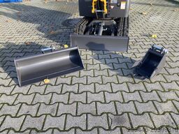 Berger Kraus Minibagger BK1000JS im Komplettpaket