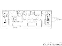 Scanvogn Mannschaftswagen / Wohnanhänger 570