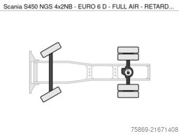 Scania S450 NGS 4x2NB - EURO 6 D - FULL AIR - RETARDER...