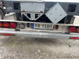 Fliegl 3 axle container trailer.