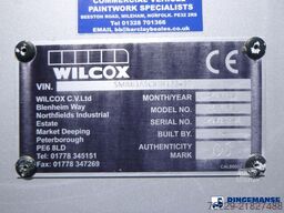 Wilcox Tipper trailer alu 55 m3 + tarpaulin