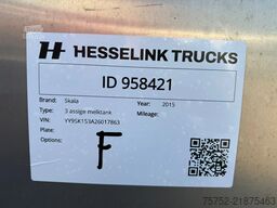 Magyar 3-AKSLET SLEPVOGN Skala RVS/INOX Melk/Milch/Mil...