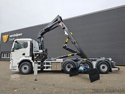 MAN TGS 35.470 8x4 / HMF 2243 Z KRAAN + HAAKARM