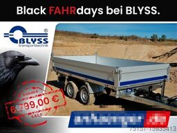 BLYSS 3-Seitenkipper Anhänger 314x175x40cm 3500kg GG