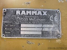 RAMMAX RW 1404 Grabenwalze Elektro Starter