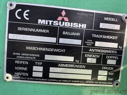 MITSUBISHI FD 35 Triplex Freihub Mast