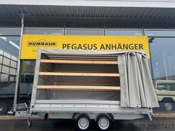 HUMBAUR HN 354121 Tandem 3,5t. Kastenanhänger Plane NEU