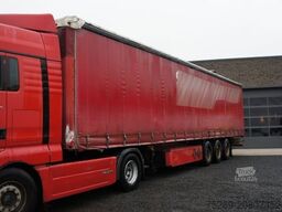 SCHMITZ CARGOBULL S01 Pritsche + Plane SAF-Achsen