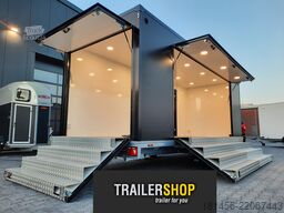 trailershop Mobiler isolierter Verkauf Infostand
