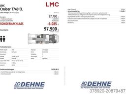 LMC Cruiser T740 EL sofort Verfügbar,3e+4e Sitzplatz