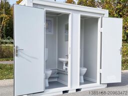 Elipo® Container WC Sanitärcontainer Toilette Doppelkabin
