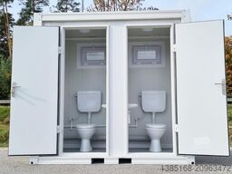 Elipo® Container WC Sanitärcontainer Toilette Doppelkabin