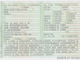 MAN TGS 26.440 EUR4 KRAN ATLAS 190.2 BAUSTOFF