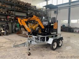  Neuer, unbenutzter Minibagger inkl. Anhänger